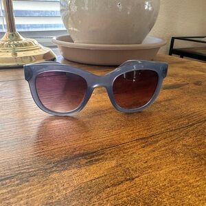 LOFT Blue Cat Eye Sunglasses | Retro Oversized Frames